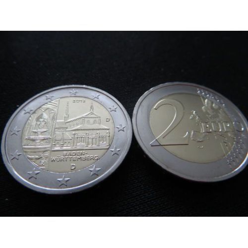 2 Euros Commemorative Allemagne 2013 Baden Württemberg Atelier D