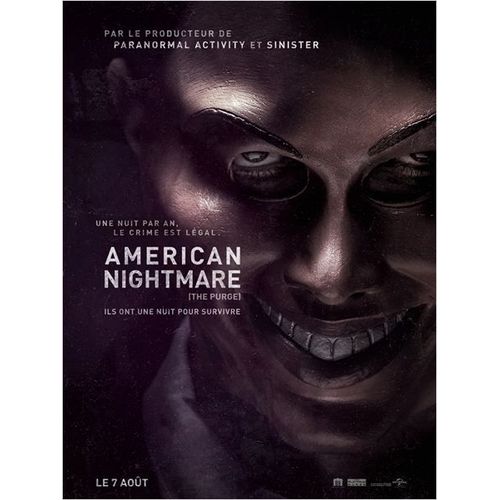 American Nightmare - Véritable Affiche De Cinéma Pliée - Format 120x160 Cm - De James Demonaco Avec Ethan Hawke, Lena Headey, Max Burkholder, Adelaide Kane, Edwin Hodge, Rhys Wakefield - 2013