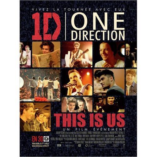 One Direction Le Film /One Direction: This Is Us-Véritable Affiche De Cinéma Pliée - Format 40x60 Cm - De Morgan Spurlock Avec Harry Styles, Niall Horan, Louis Tomlinson, Zayn Malik, Liam Payn -2013