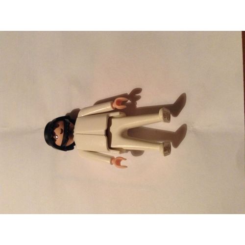 Accessoire Playmobil Personnage Avec Barbe Noire