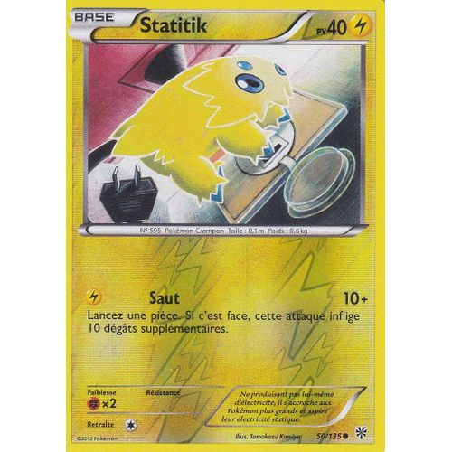 Reverse - 50/135 - Statitik - Pokémon - Vf - N&b Tempête Plasma - U