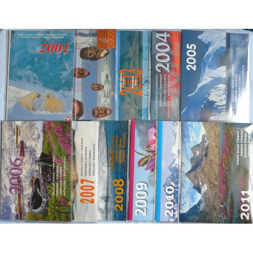 Timbres Groenland : Lot De Jeux Annuels