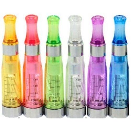 PACK 6 CLEAROMIZERS 1.6ML CE4 MULTI-COULEURS POUR CIGARETTE ELECTRONIQUE