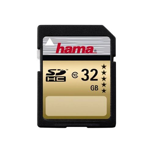 Hama High Speed Gold - Carte mémoire flash - 32 Go - Class 10 - SDHC