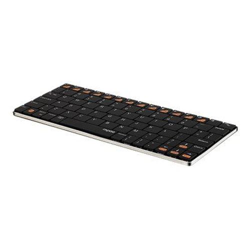 Rapoo E6300 - Clavier - Bluetooth - noir - pour Apple iPad (3ème génération); iPad 1; 2