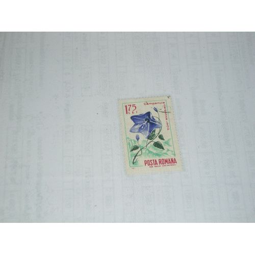 Timbre Roumain De 175 Lei, Fleur.