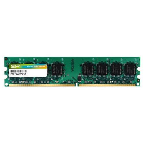 Mémoire Silicon Power 2 Go DDR2-800 PC2-6400 (SP002GBLRU800S02)