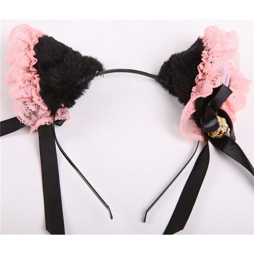 Serre Tete Oreille Chat (Pince Barrettte Japonais Déguisement Cosplay Costume)Kawai Émo