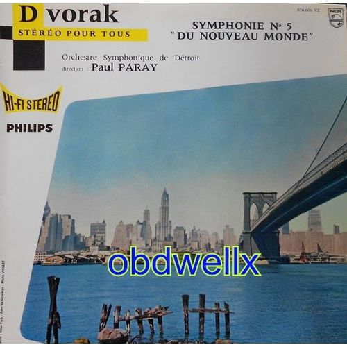 Lp 25cm « Symphonie N 5 Du Nouveau Monde/65 »