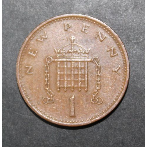 1 New Penny 1971 Grande-Bretagne