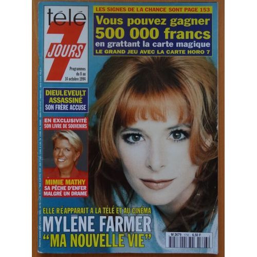 Tele 7 Jours N° 1793 : Mylene Farmer Ma Nouvelle Vie