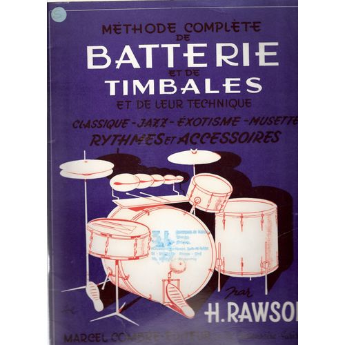 Méthode Complète De Batterie Timbales