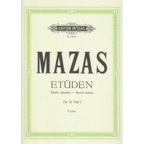 Etüden Opus 36 Violine Band 1 : Etudes Spéciales