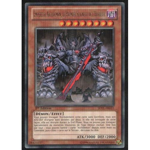 Empereur Archdemon , Le Premier Seigneur De L Horreur--Jotl-Fr031--Rare