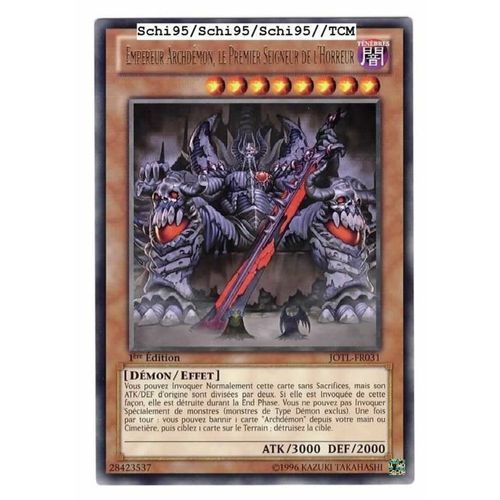 Empereur Archdemon, Le Premier Seigneur De L Horreur- Rare- Jotl-Fr055