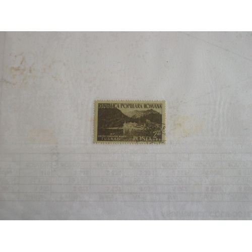 Timbre Roumain De 2.35 Lei, Tusnad.