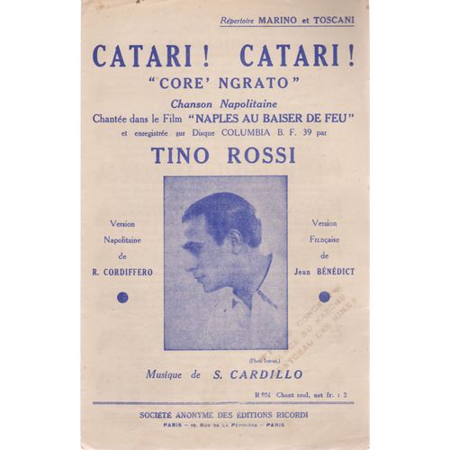 Catari ! Catara ! (Core' Ngrato)