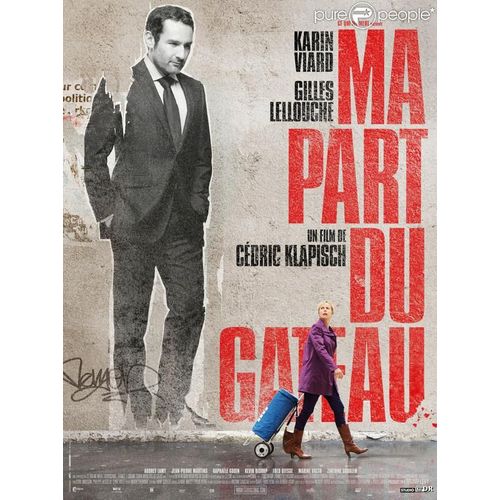 113 - Affiche Du Film " Ma Part Du Gateau " 160 X 120 Cm Pliée