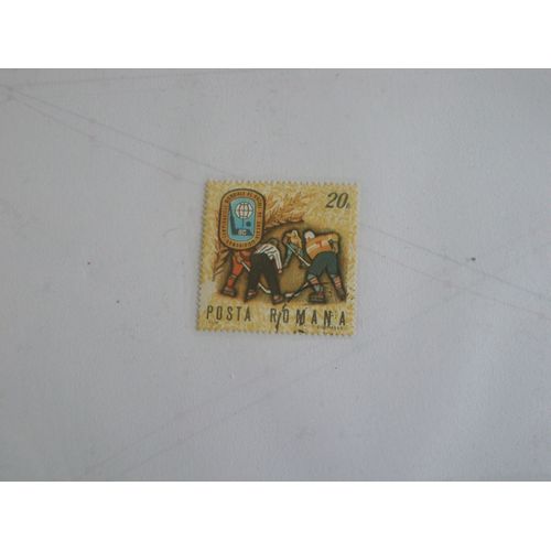 Timbre Roumain De 20 Bani, Mondiale De Hockey 1970.