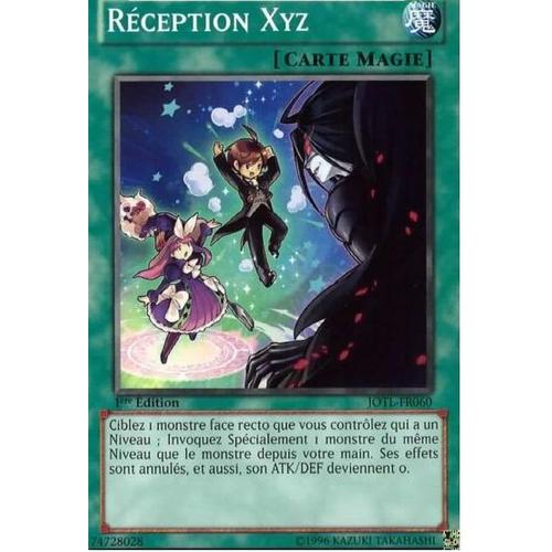 Jotl-Fr060 - Lot De 3 - Reception Xyz - Yu Gi Oh! - Français - Commune - C