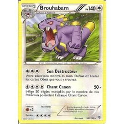 Carte Pokemon Brouhabam 107/135 - Tempête De Plasma