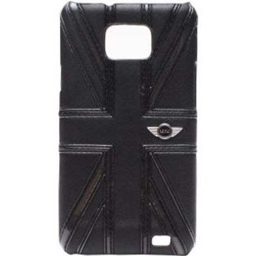 Coque De Protection Austin Mini Cooper Racing Drapeau Uk Noir Galaxy S2 I9100