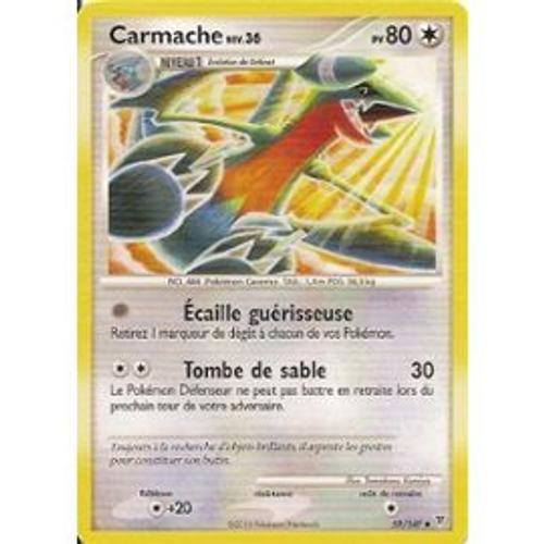 Carte Pokemon Carmache Niv.36 - Vainqueurs Supremes - 80 Pv 59/147