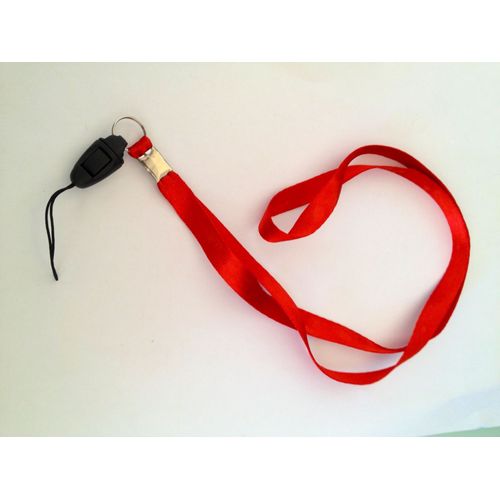 Dragonne/Tour De Cou - Rouge 40cm/1cm