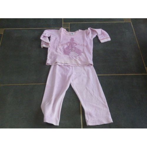 Pyjama Petit Bateau Rose "Petite Fée D'un Jour