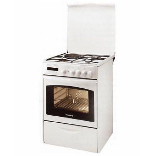 Rosieres RCM 678 RB - Cuisinière Mixte  - Four   Pyrolyse - Blanc