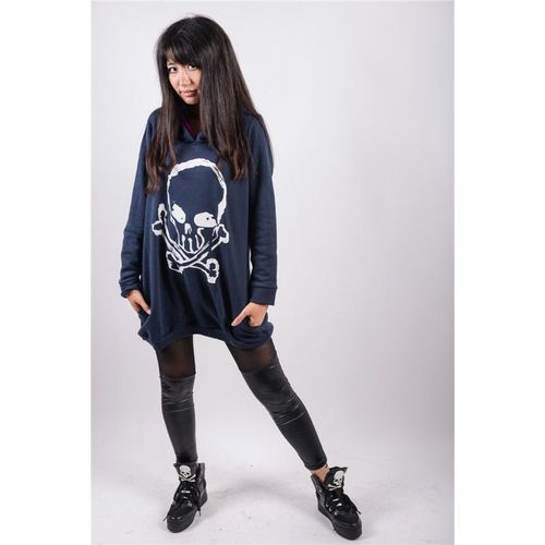 Sweet Sweat Haut Veste Vêtêment  Capuche Punk Pink Gothique Gothic Squelette Tête Mort