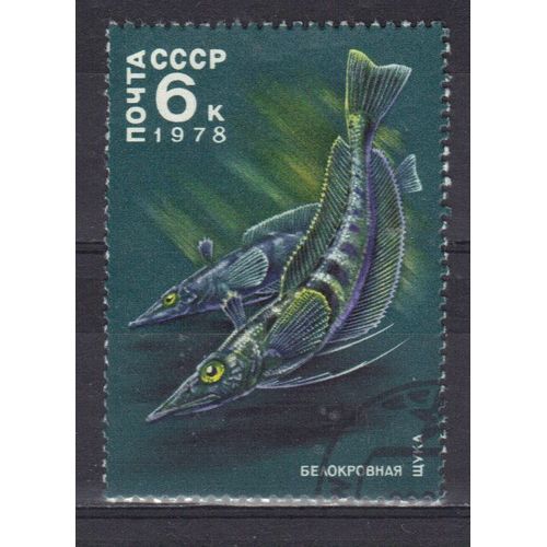 Russie 1978 : Faune De L'antarctique : Brochets - Timbre Oblitéré