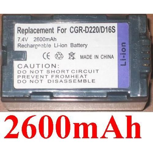 Batterie Camescope Panasonic Nv-Ds1 Nv-Ds5 Pour Camescope ou Appareil Photo