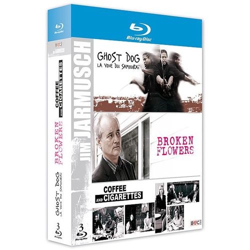 Jim Jarmusch : Ghost Dog - La Voie Du Samouraï + Broken Flowers + Coffee And Cigarettes - Pack - Blu-Ray