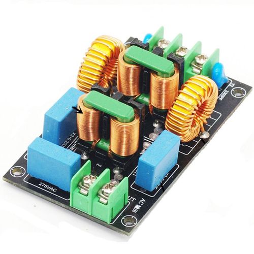 Filtre de puissance d'amplificateur de puissance audio filtre ca EMI EMC ¿¿ trois ¿¿tages mode aberrant mode commun ¿¿lectromagn¿¿tique ¿¿ courant ¿¿lev¿¿, 20A-autres modules-AC110--250V-4A--20A
