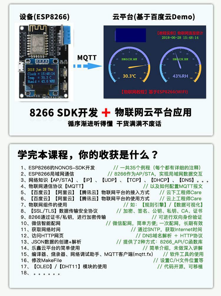 ESP8266 carte de dveloppement Internet des objets vido d... - 2
