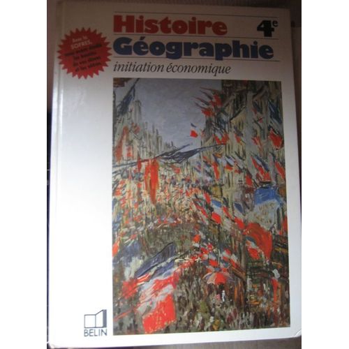 Histoire Géographie, Initiation Économique, 4e