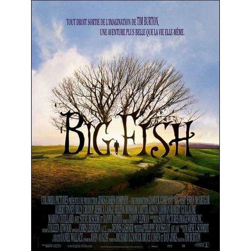 Big Fish - Veritable Affiche De Cinéma - Format 40x60 Cm - De Tim Burton Avec Ewan Mcgregor, Albert Finney, Billy Crudup, Helena Bonham Carter, Jessica Lange, Danny Devito, Steve Buscemi - 2004