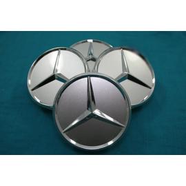 4 × 75MM Centre de Roue Mercedes Benz Original Chrome et Bleu Emblème Caches  Moyeux - Cdiscount Auto