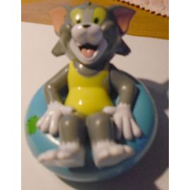 Figurine Tom Et Jerry . Tom Sur Une Bouee . Jouet Quick