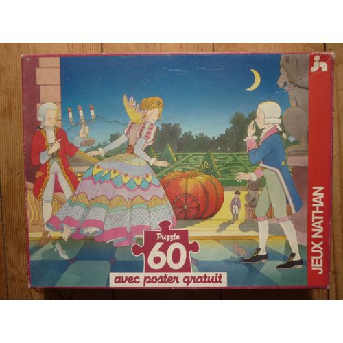 Puzzle 60 Pieces Cendrillon Et La Citrouille Nathan