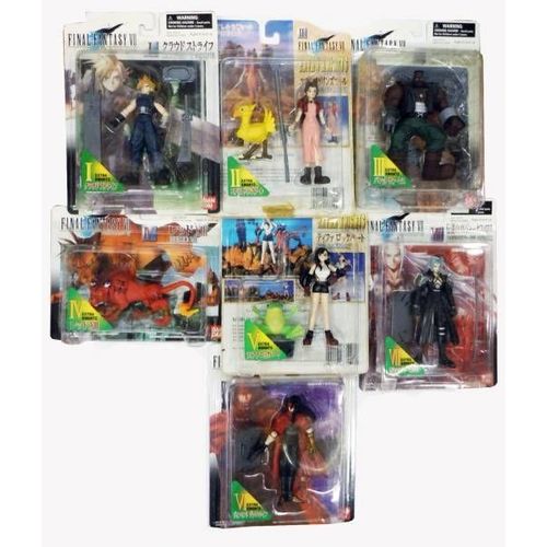 Final Fantasy Vii - Série De 7 Figurines Extra Knights - Bandai