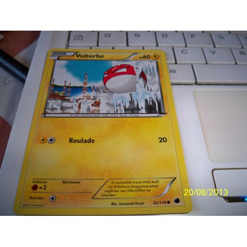 Carte Pokemon Voltorbe 32/116 Glaciation Plasma