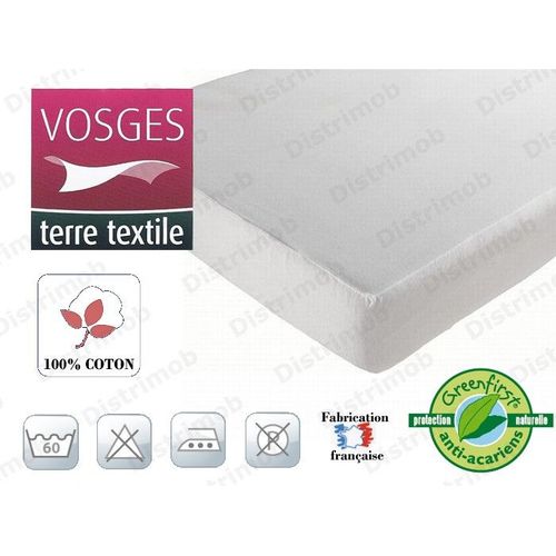 Protège Matelas Chausson Pour Lit Electrique Coton Anti-Acariens Greenfirst Carl 160x200