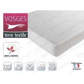 Protège oreiller Nuit des Vosges Protège traversin absorbant coton  anti-taches cyrille 160 cm