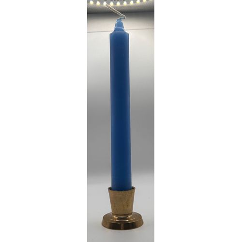 Bouhier chandelier, bougie cierge BLEU CLAIR