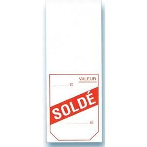 Boite De 1000 Étiquettes À Cheval Imprimées Soldé 50x125mm Agipa