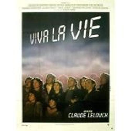 Viva La Vie - Claude Lelouch - Affiche De Cinéma Pliée 120x160 Cm