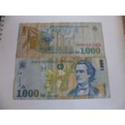 Billet 1000 Lei Roumanie 1998 - Avis Aux Collectionneurs