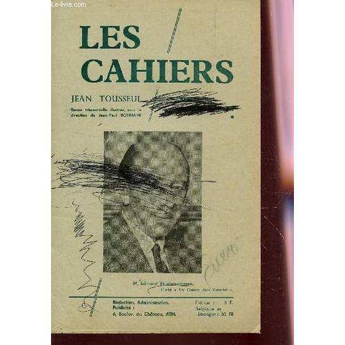 Les Cahiers Jean Tousseul /
